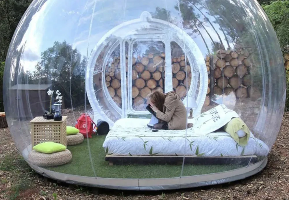 crystal bubble tent